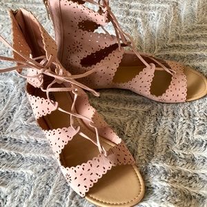 Women’s Just Fab Blush Gladiator Sandals
